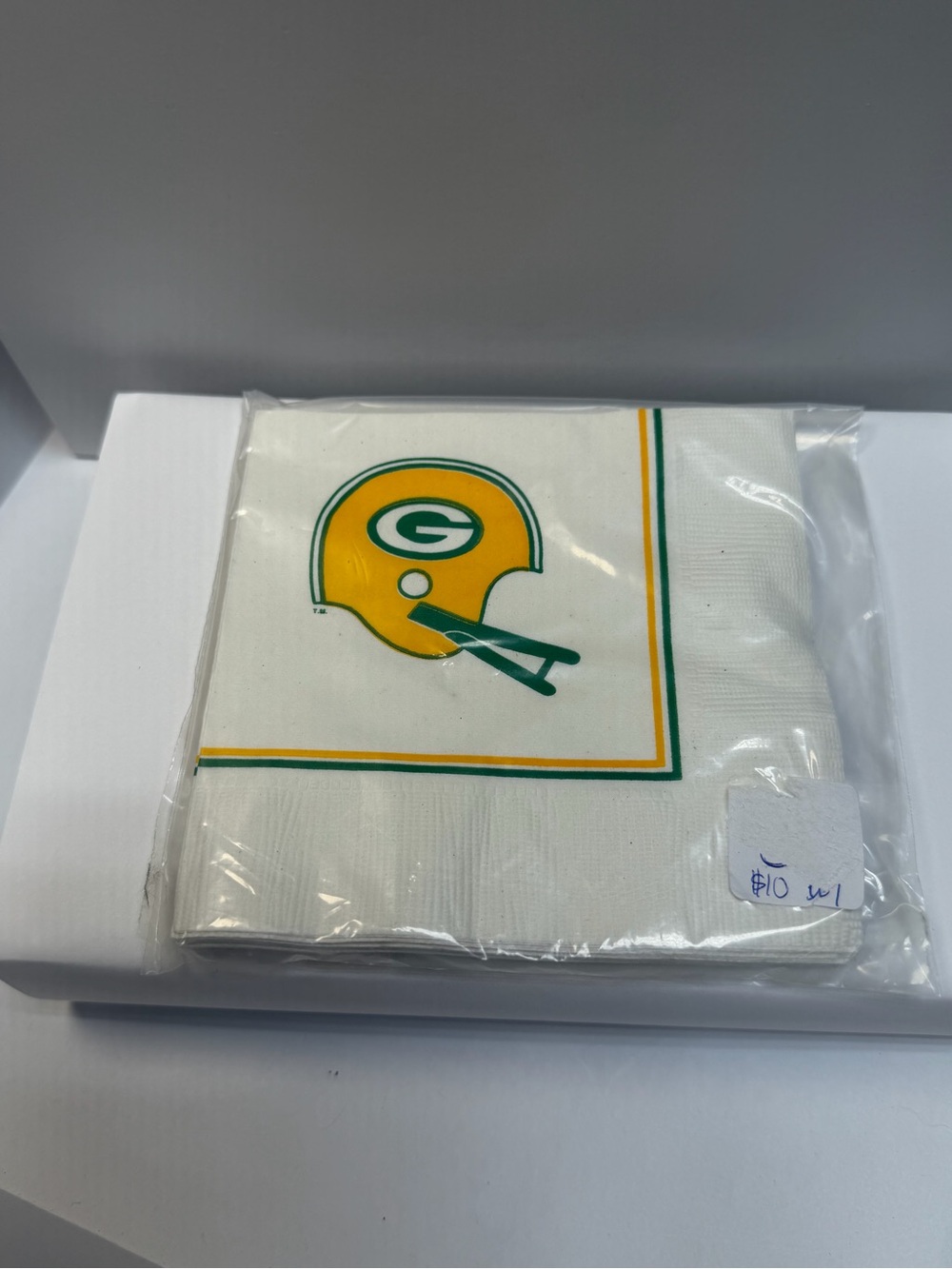 Vintage Green Bay Packers Cocktail Napkins Pack of 10 NFL Football